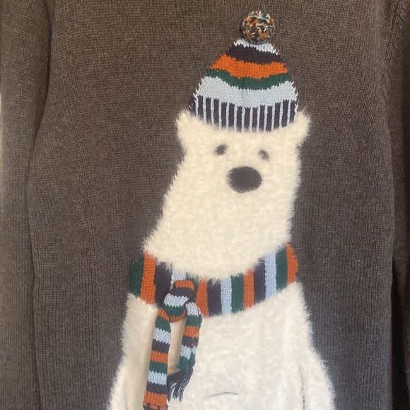 NWOT H&M winter/holiday sweater. Two sizes available. Price each. 5t/6 or 6x/7 - Picture 3 of 9